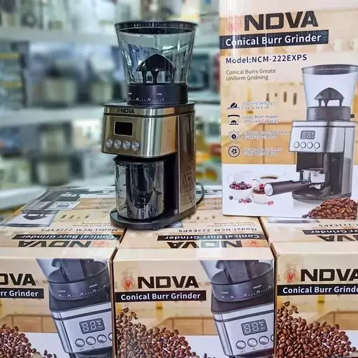 آسیاب قهوه ندوا NDVA مدل 222 دارای شات زن