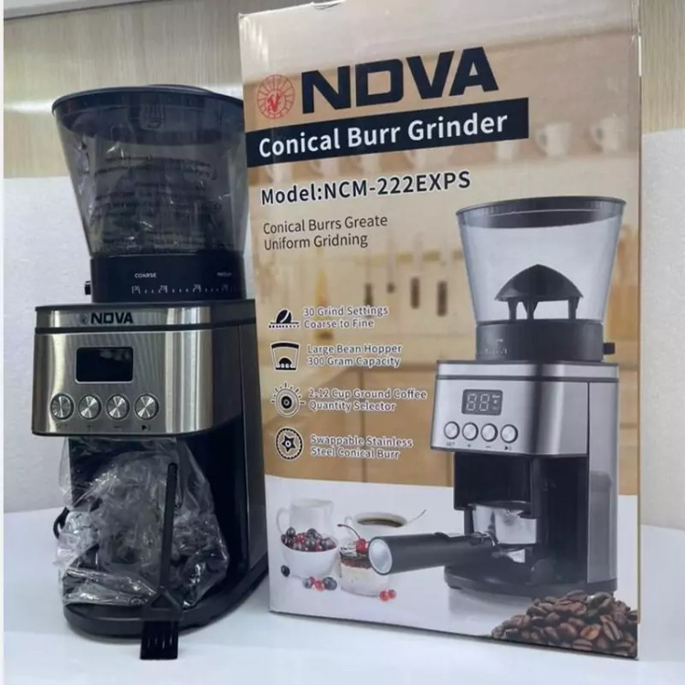 آسیاب قهوه ندوا NDVA مدل 222 دارای شات زن