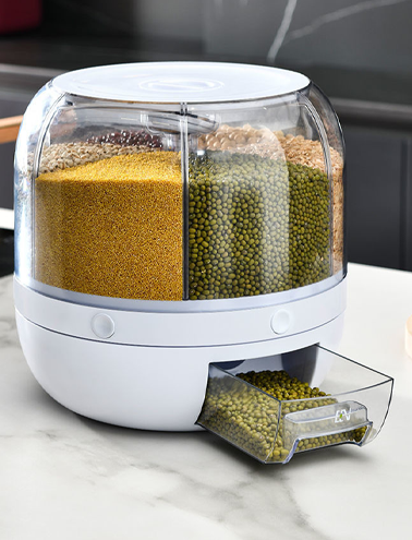 جا حبوباتی چرخشی 6 خانه