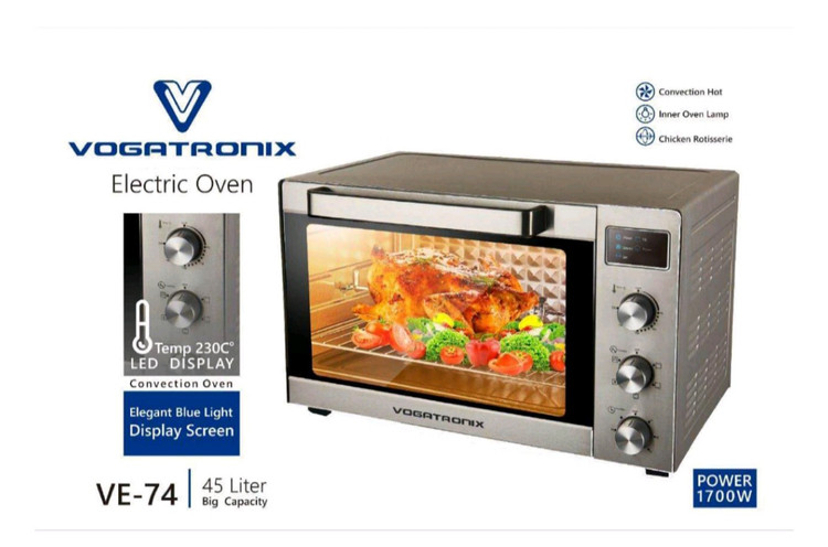 آوان توستر ۴۵ لیتر ووگاتی مدل VE-74