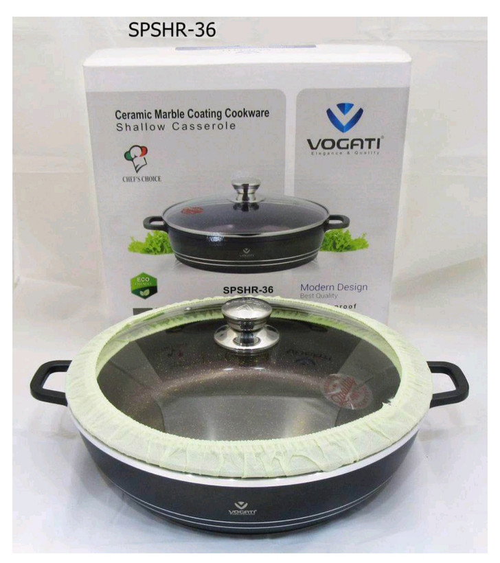 ماهی تابه گرانیتی ووگاتی سایز 36 مدل SPSHR-36
