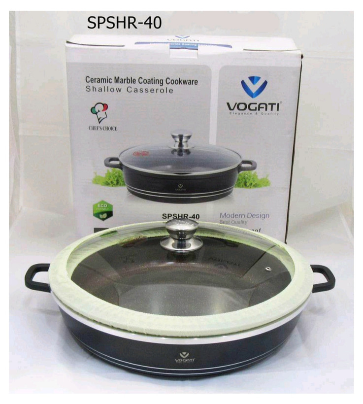 ماهی تابه گرانیتی ووگاتی سایز 40 مدل SPSHR-40
