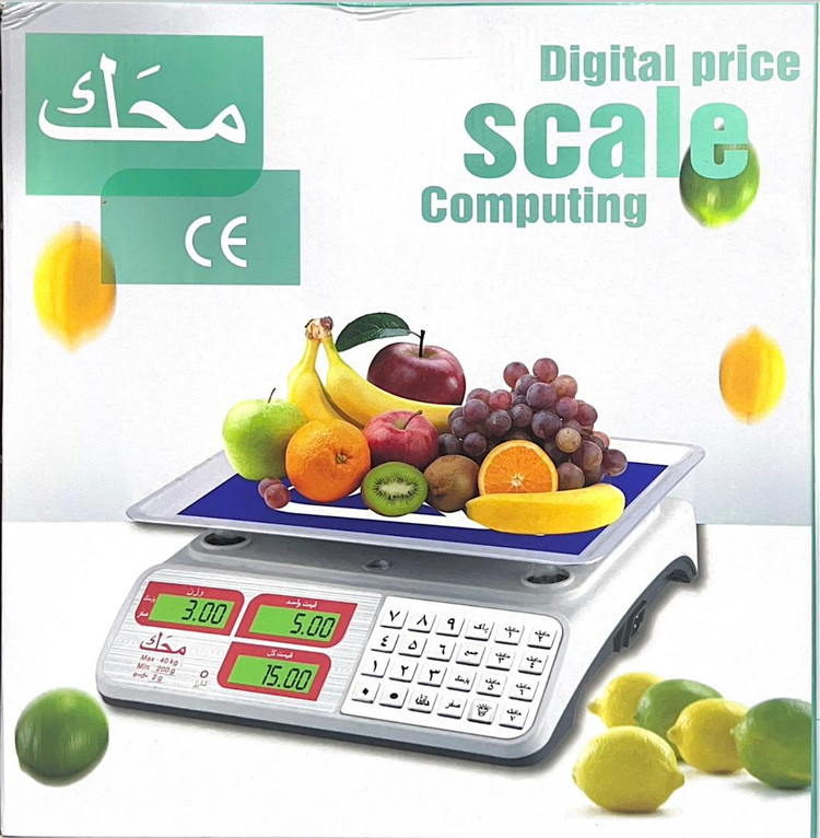 ترازو 40 کیلویی محک دکمه استیل