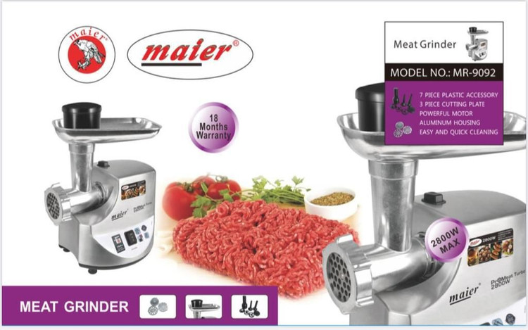 چرخ گوشت تمام استیل مایر مدل MR-9092