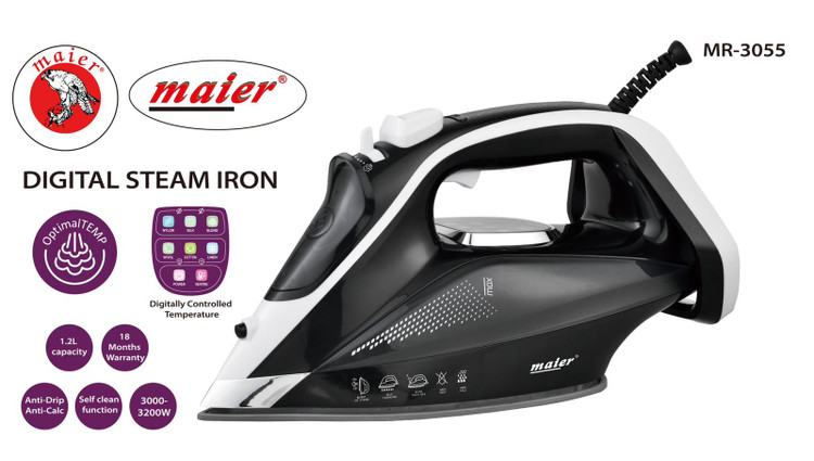 اتو بخار دیجیتال مایر مدل MR-3055