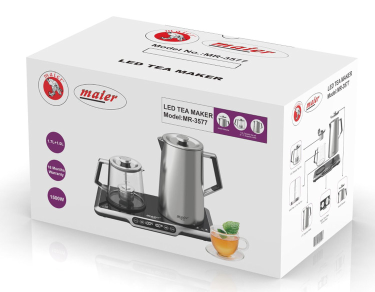 چایی ساز بغل هم مایر مدل MR-3577