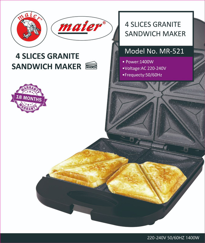 اسنک ساز تک کاره مایر مدل MR-521