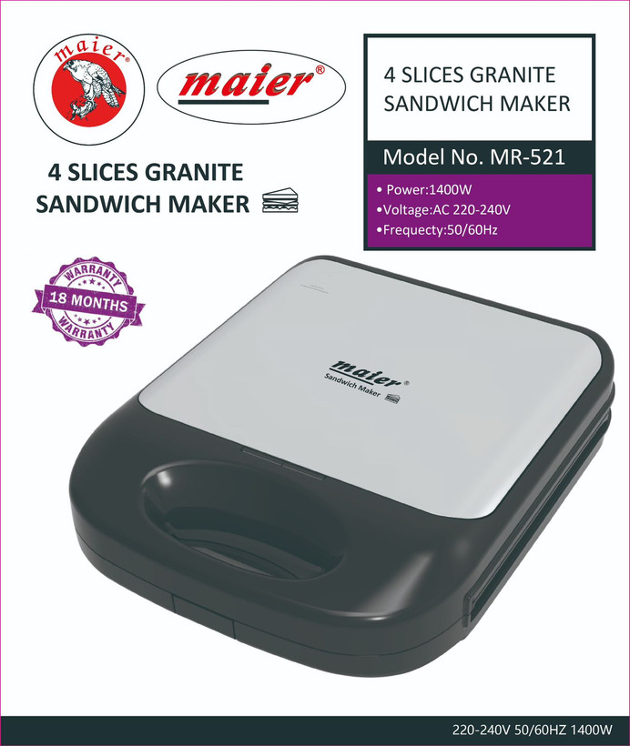 اسنک ساز تک کاره مایر مدل MR-521